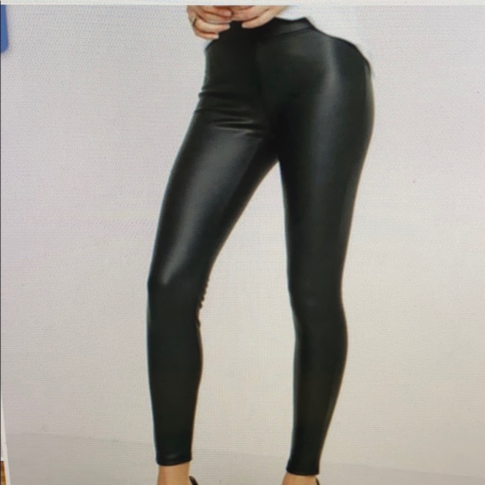 7 For All Mankind Vegan Leather Leggings - Picture 5 of 6